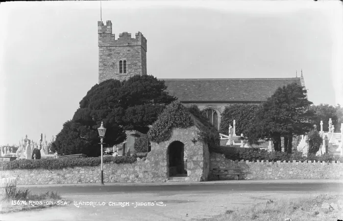 Framed Print : Llandrillo Church in Rhos-on-Sea Framed Print : Llandrillo Church in Rhos-on-Sea