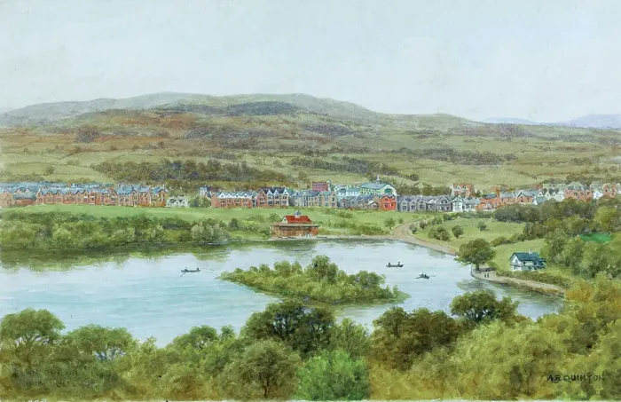 Framed Print : Llandrindod Wells, Powys, Wales Framed Print : Llandrindod Wells, Powys, Wales