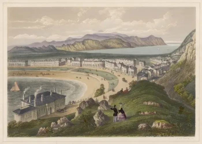 Framed Print : Llandudno 1866 Framed Print : Llandudno 1866