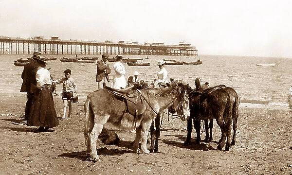 Llandudno beach donkeys Victorian period