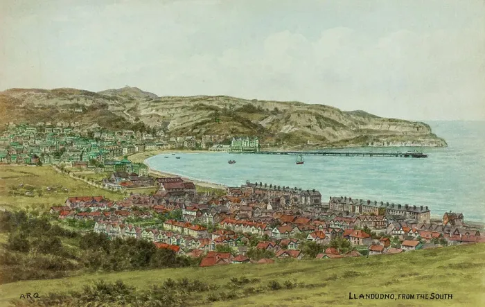 Framed Print : Llandudno, Conwy, North Wales, viewed from the south Framed Print : Llandudno, Conwy, North Wales, viewed from the south