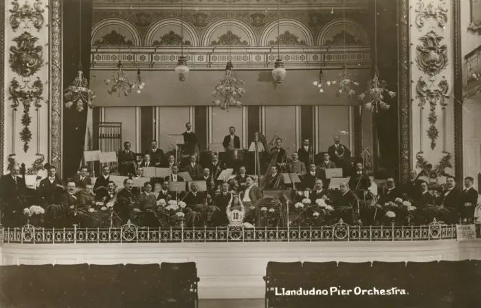 Framed Print : Llandudno Pier Orchestra Framed Print : Llandudno Pier Orchestra