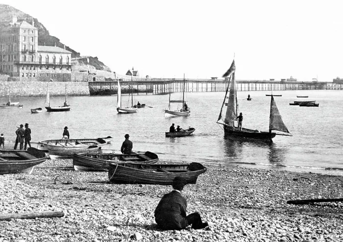 Framed Print : Llandudno, Victorian period Framed Print : Llandudno, Victorian period