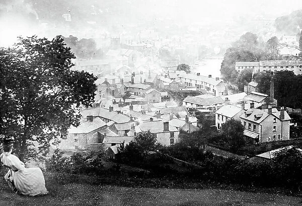 Llangollen panorama, Wales, Victorian period