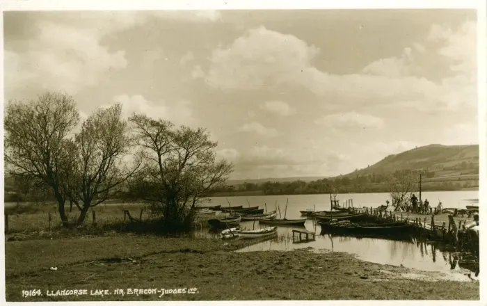Framed Print : Llangorse Lake, Llangorse, Breconshire Framed Print : Llangorse Lake, Llangorse, Breconshire
