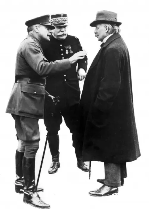 Framed Print : Lloyd George, General Haig, General Joffre, France Framed Print : Lloyd George, General Haig, General Joffre, France