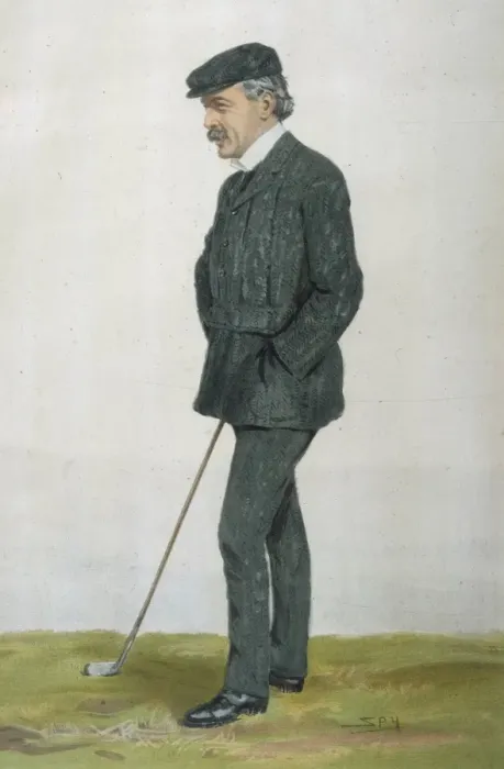 Framed Print : Lloyd George / Golf / Spy Framed Print : Lloyd George / Golf / Spy