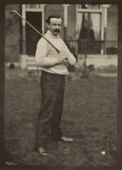 Framed Print : Lloyd George Golfing Framed Print : Lloyd George Golfing