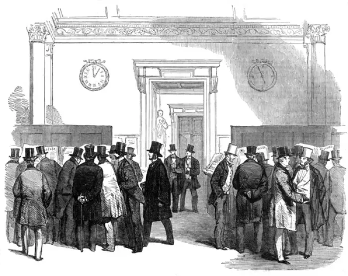 Framed Print : Lloyds Merchants Room Framed Print : Lloyds Merchants Room