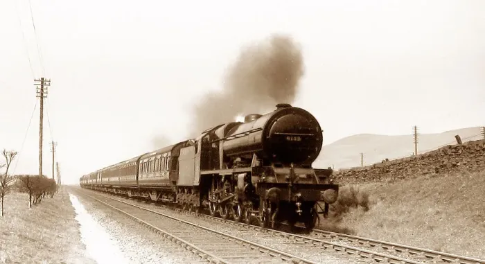 Framed Print : LMS Express train Framed Print : LMS Express train