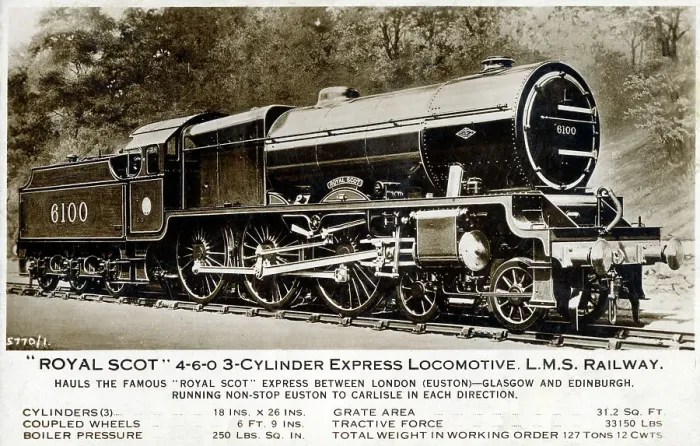 Framed Print : LMS Royal Scot Class 6100 - Royal Scot Framed Print : LMS Royal Scot Class 6100 - Royal Scot