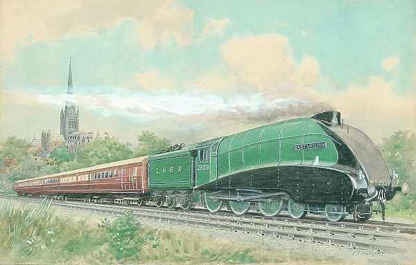 LNER No. 2859 Norwich City with East Anglian at Norwich