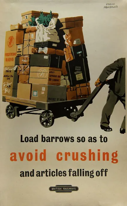 Framed Print : Load Barrows so as to Avoid Crushing Framed Print : Load Barrows so as to Avoid Crushing