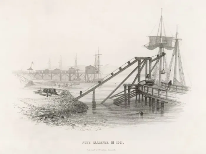 Framed Print : Loading Coal Ships Framed Print : Loading Coal Ships