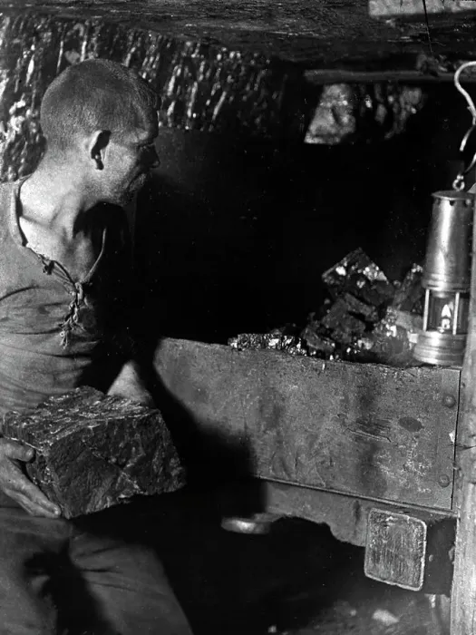 Framed Print : Loading coal truck in a coal mine Framed Print : Loading coal truck in a coal mine