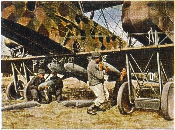 Loading a German Bomber