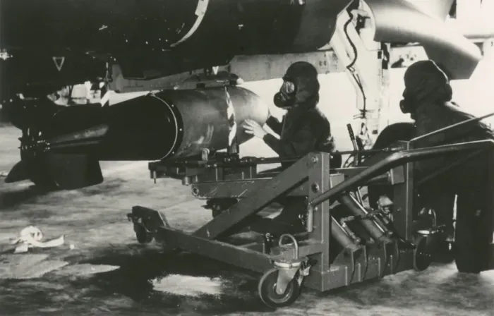 Framed Print : Loading of weapons on the Tornado aircraft Framed Print : Loading of weapons on the Tornado aircraft