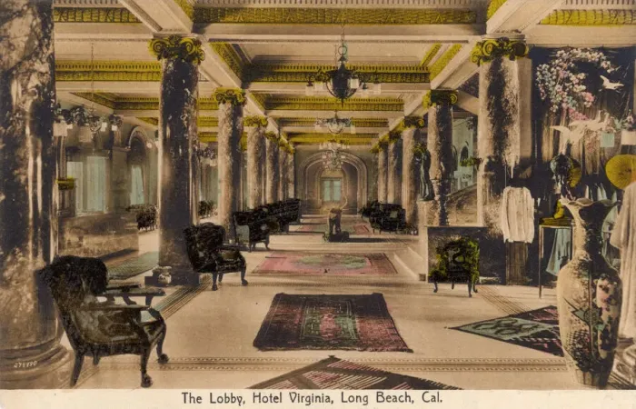Framed Print : Lobby, Hotel Virginia, Long Beach, California, USA Framed Print : Lobby, Hotel Virginia, Long Beach, California, USA