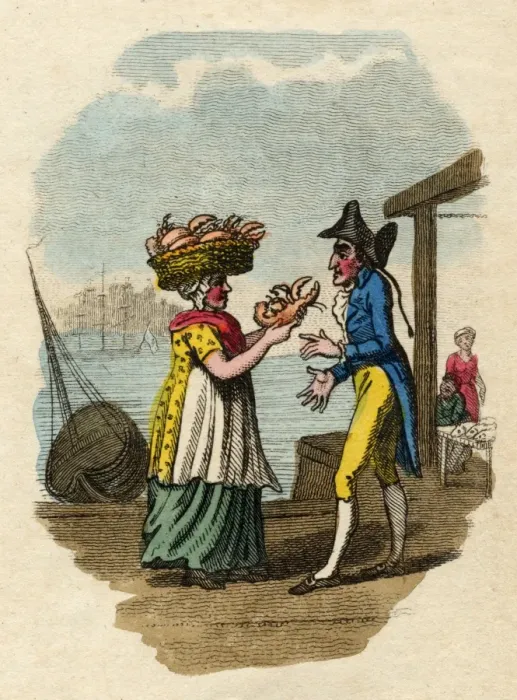 Framed Print : Lobster / Cries of London Framed Print : Lobster / Cries of London