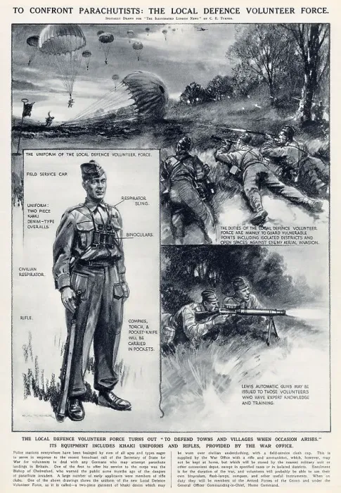 Framed Print : Local Defence Volunteer Force 1940 Framed Print : Local Defence Volunteer Force 1940