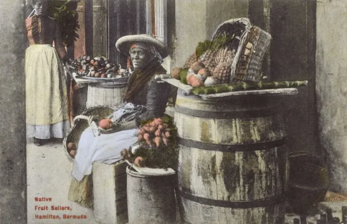 Framed Print : Local Fruit Sellers, Hamilton, Bermuda Framed Print : Local Fruit Sellers, Hamilton, Bermuda