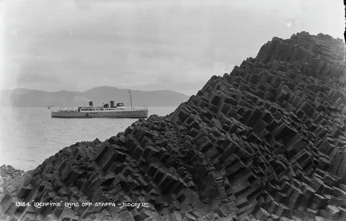 Framed Print : Lochfyne Lying Off Staffa Framed Print : Lochfyne Lying Off Staffa