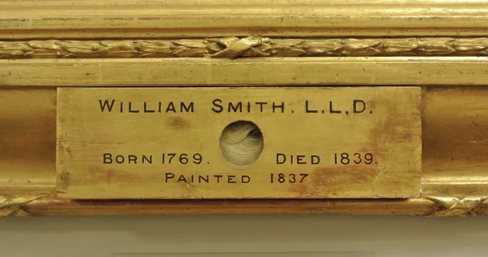 Framed Print : Lock of William Smith's hair (1769-1839) Framed Print : Lock of William Smith's hair (1769-1839)