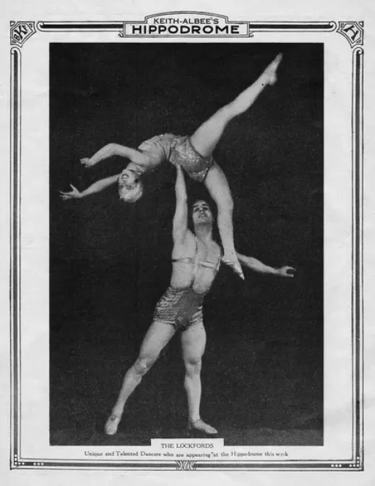 Framed Print : The Lockfords at the Hippodrome Theatre, New York, 1925-26 Framed Print : The Lockfords at the Hippodrome Theatre, New York, 1925-26