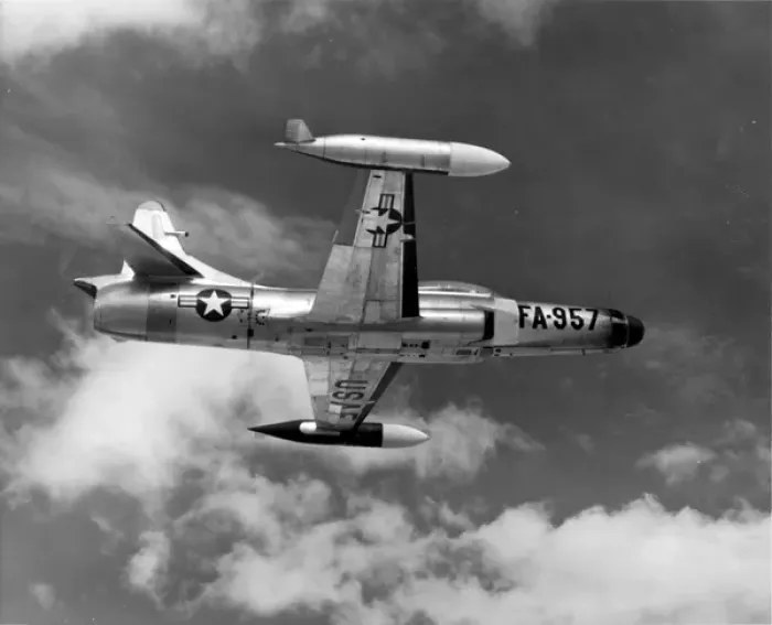 Framed Print : Lockheed F-94C-1-LO Starfire 50-957 Framed Print : Lockheed F-94C-1-LO Starfire 50-957