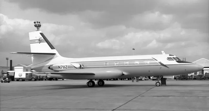 Framed Print : Lockheed JetStar N711Z Framed Print : Lockheed JetStar N711Z