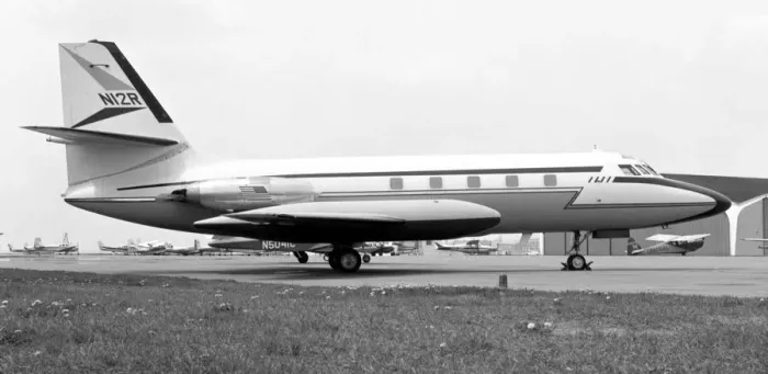 Framed Print : Lockheed L-1329 JetStar-6 N12R Framed Print : Lockheed L-1329 JetStar-6 N12R
