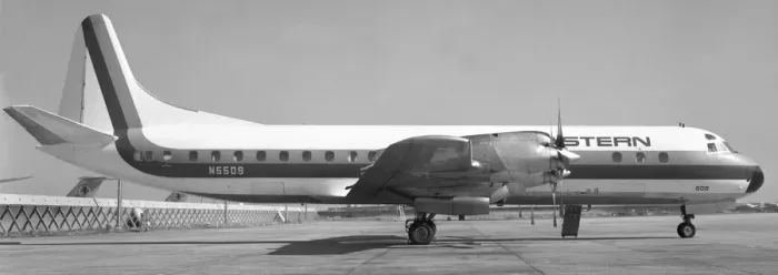 Framed Print : Lockheed L-188 Electra N5509Y