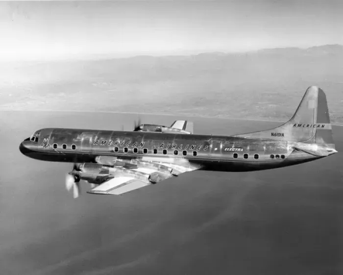 Framed Print : Lockheed L-188A Electra N6101A New York Framed Print : Lockheed L-188A Electra N6101A New York