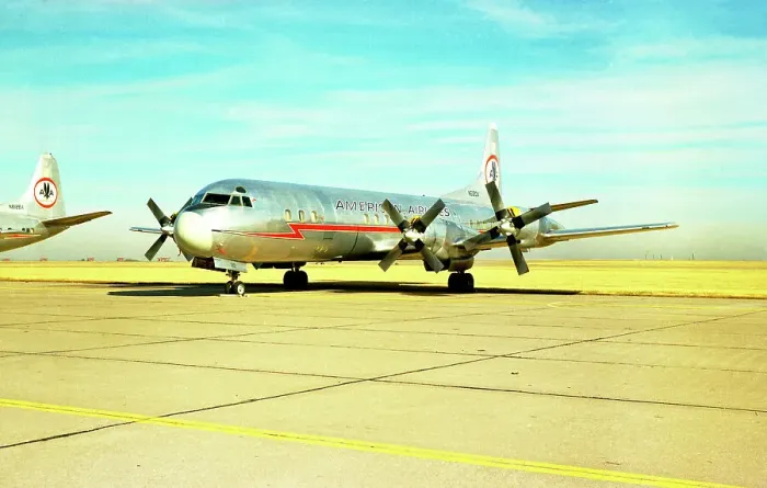 Framed Print : Lockheed L-188A Electra N6120A Framed Print : Lockheed L-188A Electra N6120A
