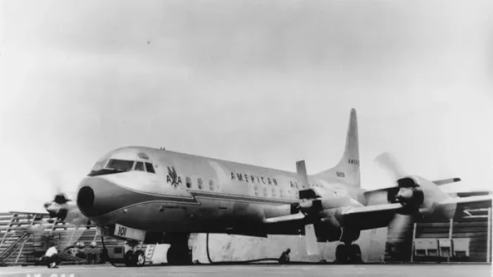 Framed Print : Lockheed L188 Electra -American Framed Print : Lockheed L188 Electra -American