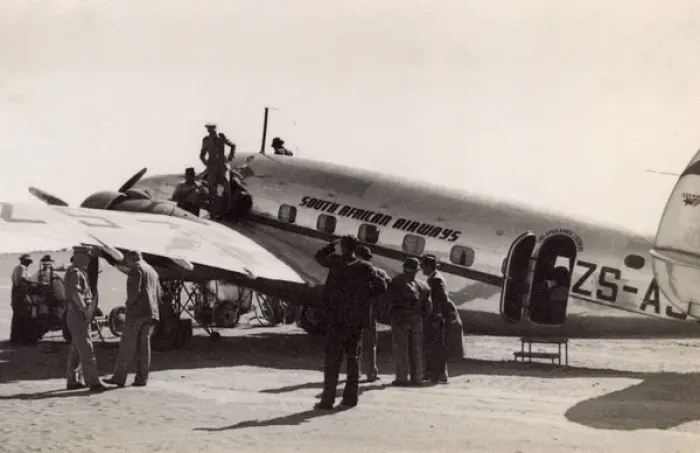 Framed Print : Lockheed Lodestar, South African Airways Framed Print : Lockheed Lodestar, South African Airways