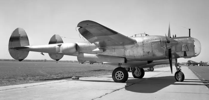 Framed Print : Lockheed P-38L Lightning CF-GDS Framed Print : Lockheed P-38L Lightning CF-GDS