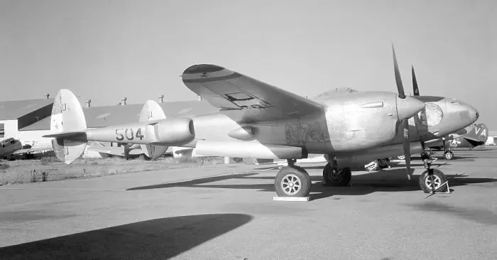 Framed Print : Lockheed P-38M Lightning 504 Framed Print : Lockheed P-38M Lightning 504
