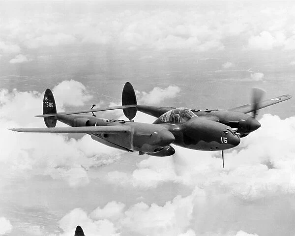 Lockheed P-39F Lightning -this long ranged fighter serv