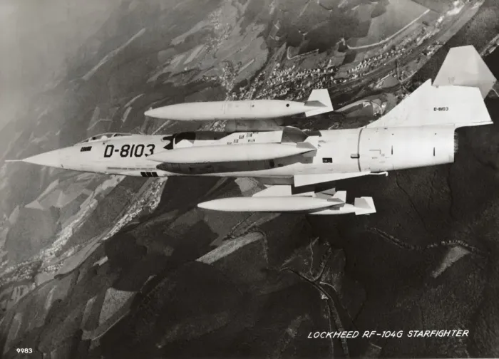 Framed Print : Lockheed RF-104G Starfighter Framed Print : Lockheed RF-104G Starfighter