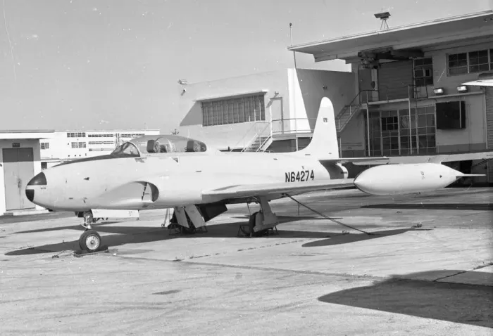 Framed Print : Lockheed T-33A-5-LO N64274 Framed Print : Lockheed T-33A-5-LO N64274