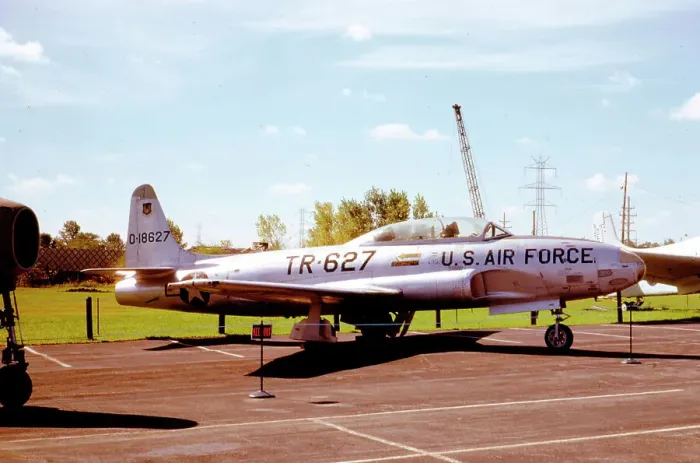 Framed Print : Lockheed T-33A O-18627 Framed Print : Lockheed T-33A O-18627