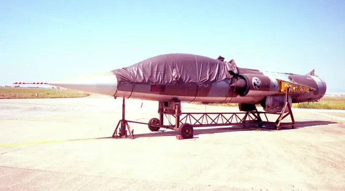 Framed Print : Lockheed TF-104G Starfighter fuselage on a transit stand Framed Print : Lockheed TF-104G Starfighter fuselage on a transit stand