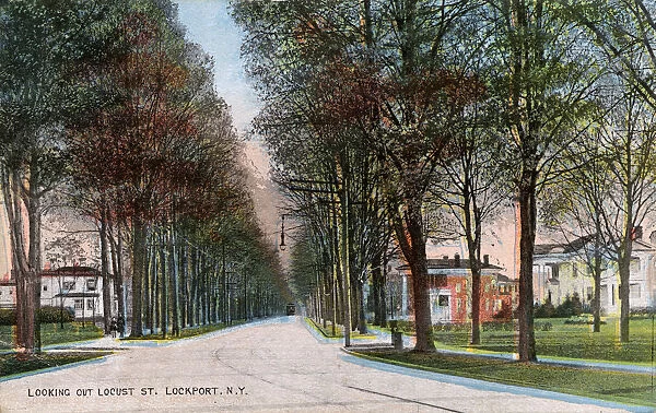 Lockport, Niagara County, New York, USA - Locust Street