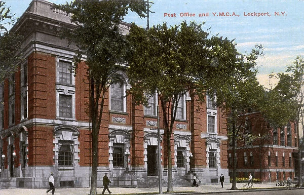 Lockport, Niagara County, New York, USA - Post Office, YMCA
