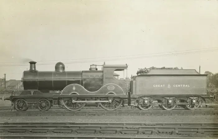Framed Print : Locomotive no 1022 4-4-0 engine Framed Print : Locomotive no 1022 4-4-0 engine