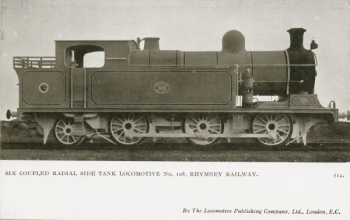 Framed Print : Locomotive no 108 six coupled radial side tank Framed Print : Locomotive no 108 six coupled radial side tank