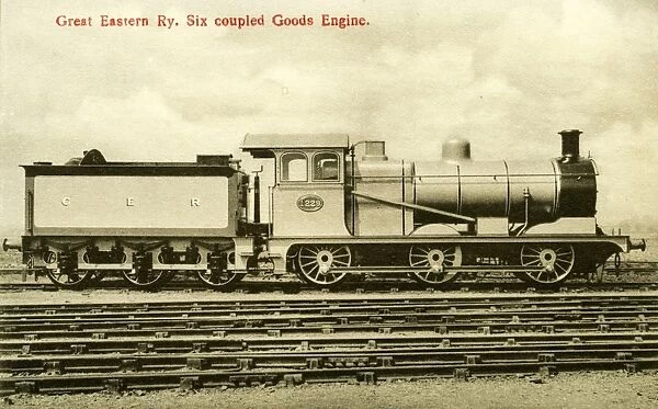 Locomotive no 1229 six coupled goods engine