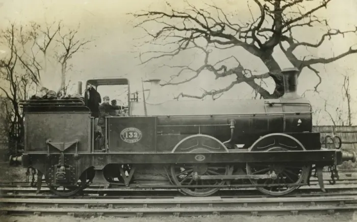 Framed Print : Locomotive no 132 0-4-2 engine Framed Print : Locomotive no 132 0-4-2 engine