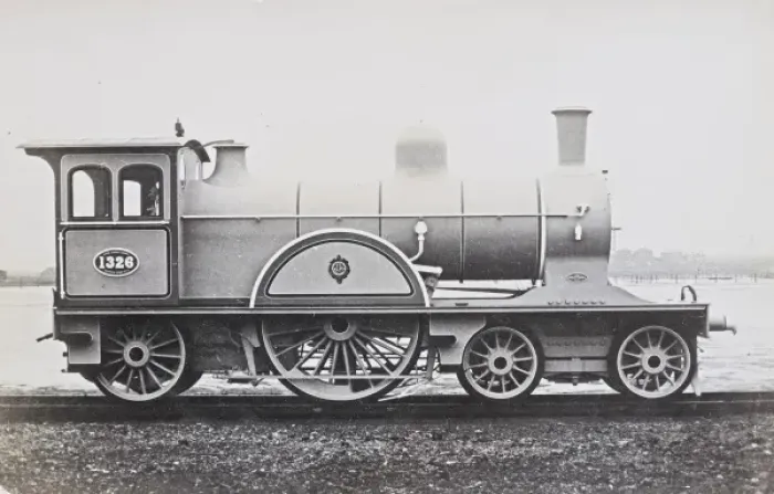 Framed Print : Locomotive no 1326 4-2-2 Framed Print : Locomotive no 1326 4-2-2